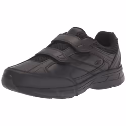 Dr. Scholl's - Men's Brisk Light Weight Dual Strap Sneaker Wide Width (11 Wide Black)