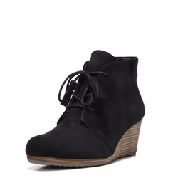 Dr. Scholl's Shoes womens Dakota boots  Black Microfiber Suede  9.5 US