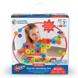 Learning Resources Gears! Gears! Gears! Starter Building Set  Puzzle  Early STEM Toys  Gears Toys for Kids  60 Pieces  Ages 3+