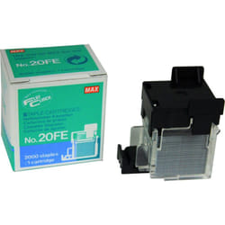 Max 20FE Flat Clinch Stapler Cartridge For use with EH20F Flat Clinch Stapler Cartridge  Staples Up to 20 Sheets of Paper (Based on 80gsm s