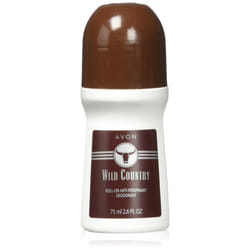 Avon Deodorant Men's Roll-on Wild Country  Long Lasting  Smooth Seductive Aroma and Quick-drying  2.6oz/75ml