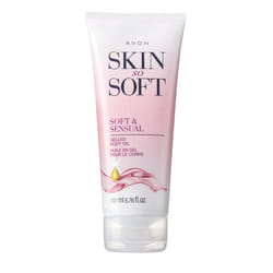 Avon Skin So Soft Gelled Body Oil Soft & Sensual 6.7 fl. oz. (Pink)