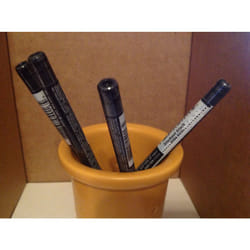 Lot of 4 Avon Glimmersticks Eye Liner Blackest Black Cream