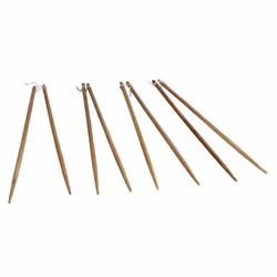 IMUSA 4 Pack 13.5"" Bamboo Cooking Chopsticks Brown