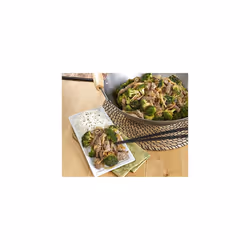 Imusa USA WPAN-10018 Non-coated Wok with Wooden Handles 14-Inch  Silve