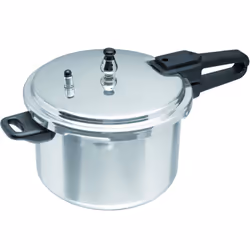 IMUSA USA A417-80401 Aluminum Stovetop Pressure Cooker 4.2Qt  Silver