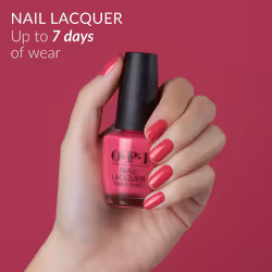 OPI Nail Lacquer, Machu Peach-u, Pink Nail Polish, Peru Collection, 0.5 fl oz