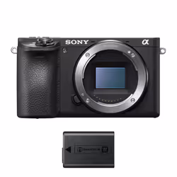 SONY A6500 Body Black + NP-FW50 Battery