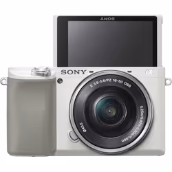 Sony a6100L Mirrorless Camera with 16-50mm Lens - White