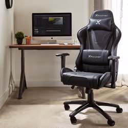 X Rocker 2021032, Gaming armchair, 120 kg, Padded seat, Padded backrest, PC, Black