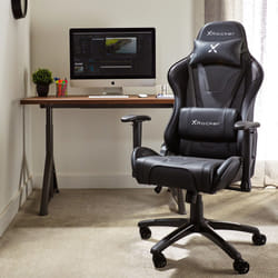 X Rocker 2021032 video game chair Gaming armchair Padded seat Black