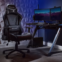 X Rocker 2021032 video game chair Gaming armchair Padded seat Black