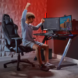 X Rocker 2021032 video game chair Gaming armchair Padded seat Black