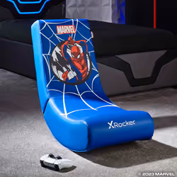 X Rocker 2021178, Console gaming chair, 80 kg, Upholstered padded seat, Upholstered padded backrest, Playstation, Blue
