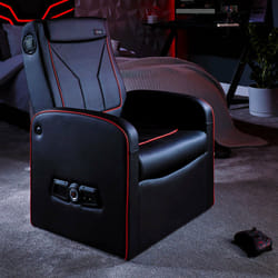 X Rocker 2022021 video game chair Console gaming chair Padded seat Black, Red