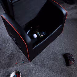 X Rocker 2022021 video game chair Console gaming chair Padded seat Black, Red