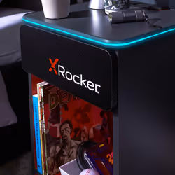 X Rocker 2022026 nightstand/bedside table 1 drawer(s) Black, Red