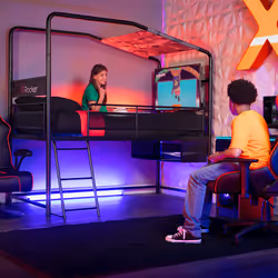 X Rocker 2022078, Gaming bed, Standard single, Rectangular, Metal, Black, 81.3 cm (32")