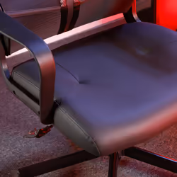 X Rocker 2023074 video game chair PC gaming chair Padded seat Black