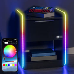 X Rocker 2023267 nightstand/bedside table 1 drawer(s) Black
