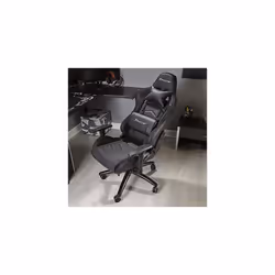 X Rocker Bravo RGB PC Gaming Chair with Neo Motion LED Lighting, Ergonomic High Back Office Chair, Height Adjustable Seat & Swivel, PU Faux Leat