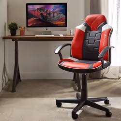 X Rocker 5120101 video game chair Gaming armchair Upholstered seat Black, Red, White
