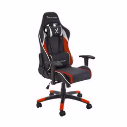 X Rocker 5126601, Gaming armchair, 100 kg, Padded seat, Padded backrest, Black/Red, Black, Red