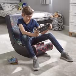 X Rocker Neo Hex Edition Console gaming chair Upholstered padded seat Black