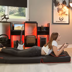 X Rocker 5132901 video game chair Console gaming chair Upholstered seat Black, Red - Additional view 3