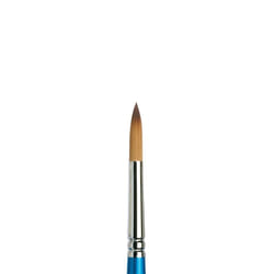 Brush, Wood, Transparent, No 9 -. 5.6 mm, round - brush, short handle