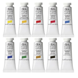 Winsor & Newton Designers Gouache Introductory water based paint Black, Blue, Green, Red, White, Yellow 14 ml Tube 10 pc(s)