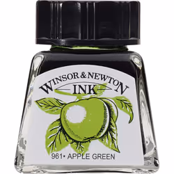 Winsor & Newton Drawing Ink  14ml Bottle  Apple Green