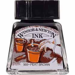 Winsor & Newton Brown Specialty Ink 14ml Bottle