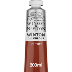 Winsor & Newton Winton Oil Color  200ml (6.75-oz) Tube  Light Red