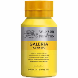 Winsor & Newton Galeria Acrylic, 500 ml, Yellow, Pot