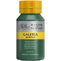 Winsor and Newton Galeria Acrylic Colour 500ml 482 Permanent Green Deep (Pot)