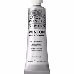 Winsor & Newton WINTON OIL COLOUR SOFT MIXING WHITE, White, 37 ml, Tube, 1 pc(s)