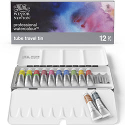 Winsor  Newton Professional Watercolor Paint Set  Lightweight Sketchers Box  12 x 5ml Tubes