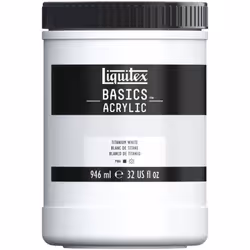Liquitex Basics Acrylic, White, Acrylic paint, liquid, 946 ml, 1 pc(s)
