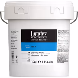 Liquitex Professional White Gesso Surface Prep Medium, 3.79 l