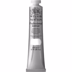 Winsor & Newton Professional Acrylic, 200 ml, White, Tube