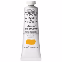 Winsor & Newton Artists Oil color 37ml (1.25 oz) Tube Naples Yellow Deep