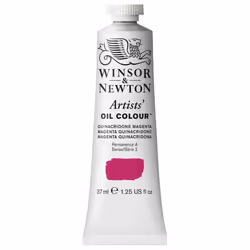 Winsor & Newton Artists' Oil Color 37ml (1.25 oz) Tube Quinacridone Magenta