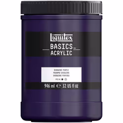 Liquitex BASICS Acrylic Paint  946ml 32oz Jar  Dioxazine Purple