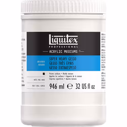 Liquitex Professional Super Heavy Gesso Surface Prep Medium, 946 ml