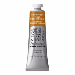 Winsor & Newton 37 ml Professional Water Colour Tube, Burnt Umber