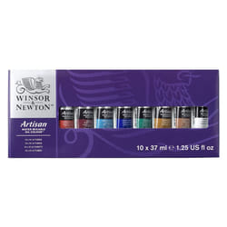 Winsor  Newton Artisan Water Mixable Oil Color Paint Set  125oz 37ml Tubes  Set of 10