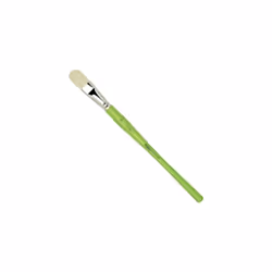 1300412 Professional Freestyle Traditional Brush, Detail Filbert No. 12,Green, Silver