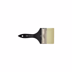 Professional Freestyle Large Scale Brush Broad FlatVarnish 4inch Short Handle Beige
