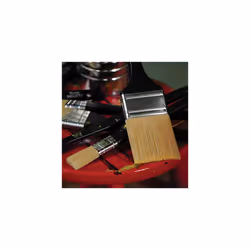 Professional Freestyle Large Scale Brush Broad FlatVarnish 4inch Short Handle Beige